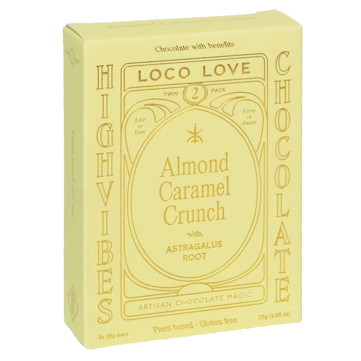 Loco Love Almond Caramel Crunch Twin Pack 2 X 35g