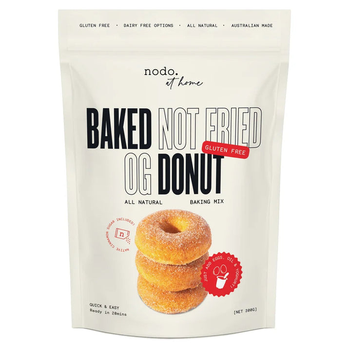 Nodo Gluten Free Baked, Not Fried Donut Mix 300g