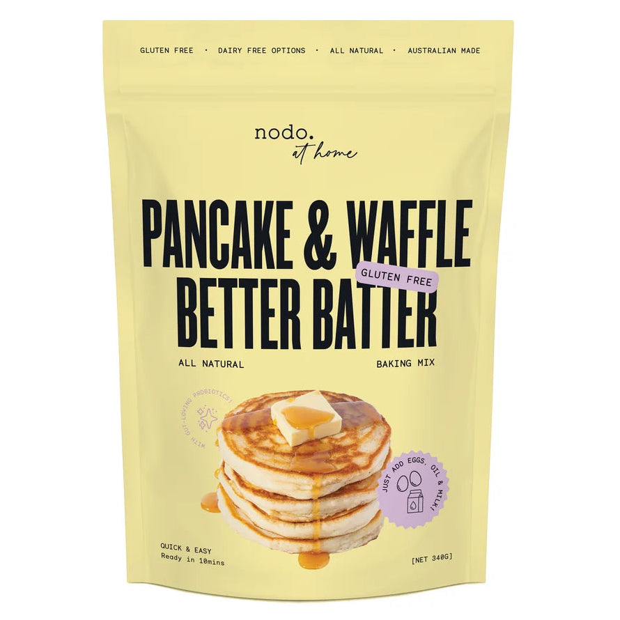Nodo Gluten Free Better Batter Waffle / Pancake Mix 350g