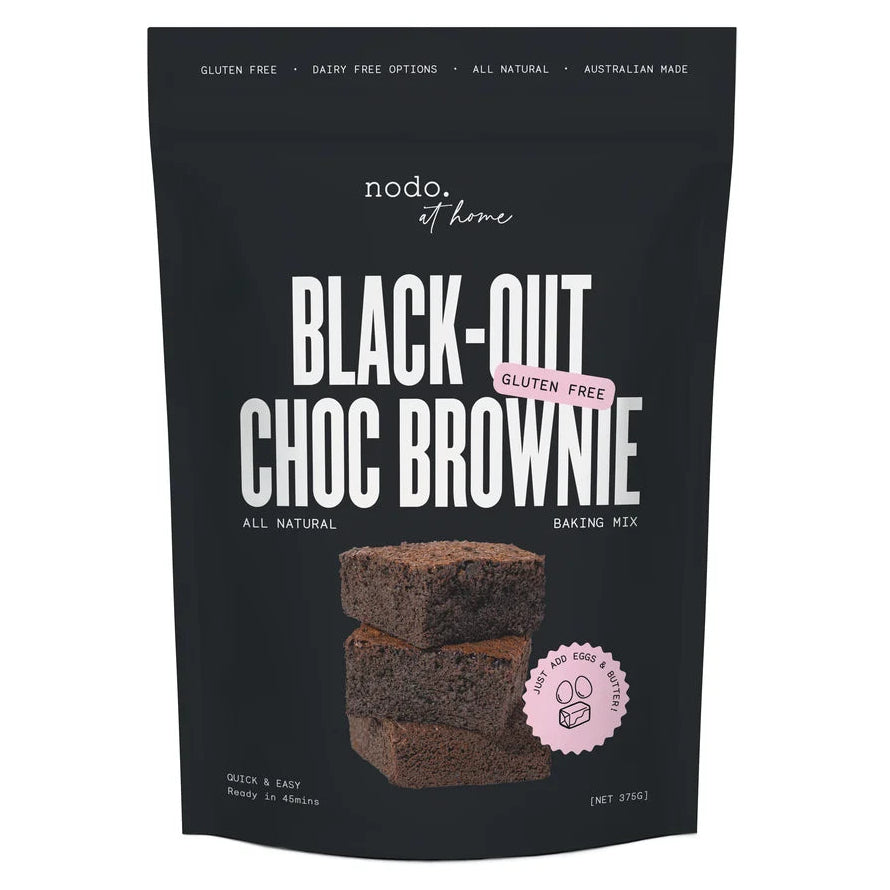 Nodo Gluten Free Blackout Brownie Mix 375g