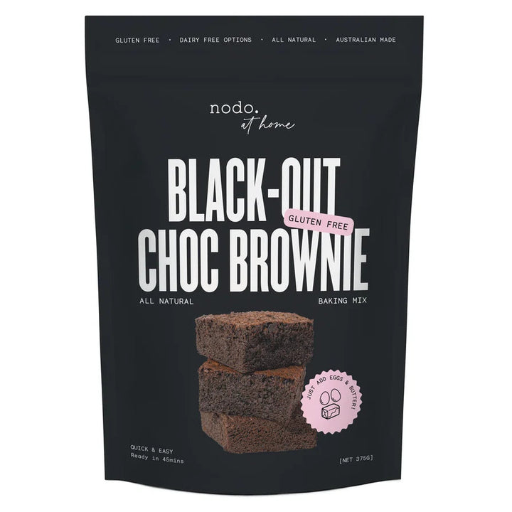Nodo Gluten Free Blackout Brownie Mix 375g