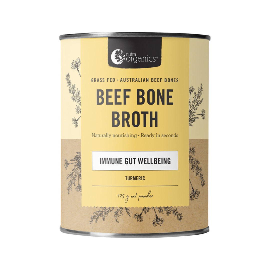 Nutra Organics Beef Bone Broth Turmeric 125g