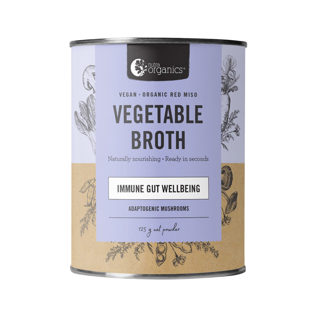 Nutra Organics Vegetable Broth Mushroom 125g