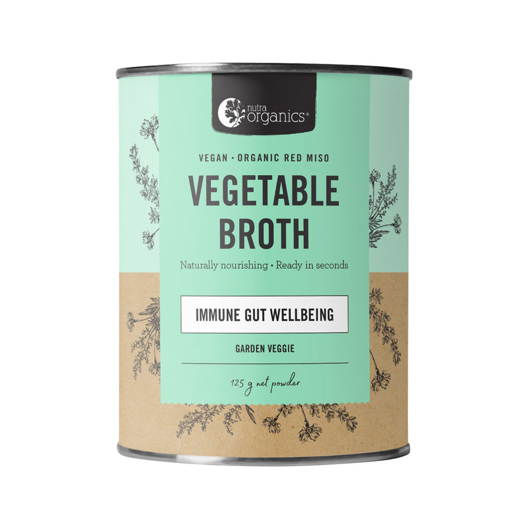 Nutra Organics Vegetable Broth Garden Veggie 125g