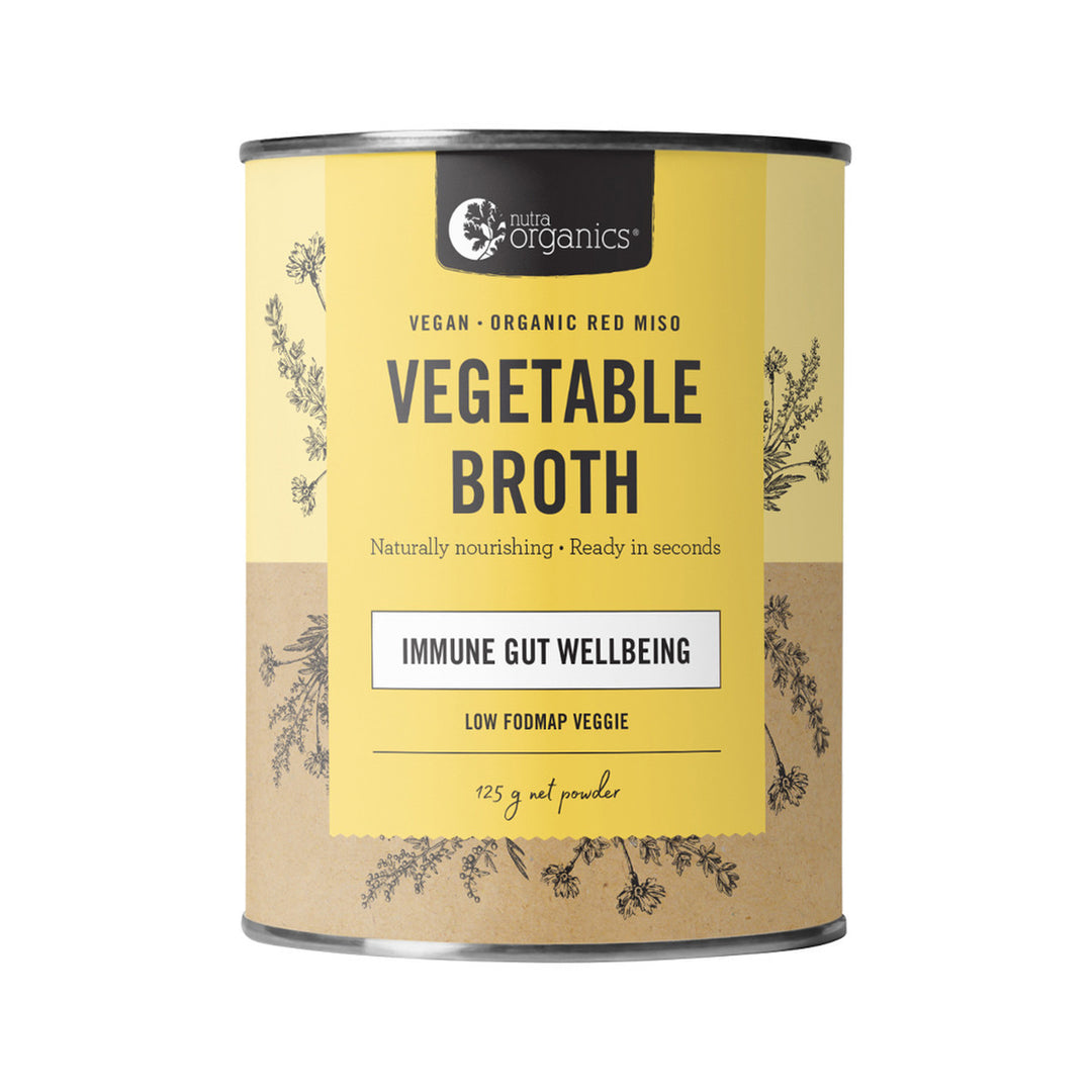 Nutra Organics Vegetable Broth Low Fodmap 125g