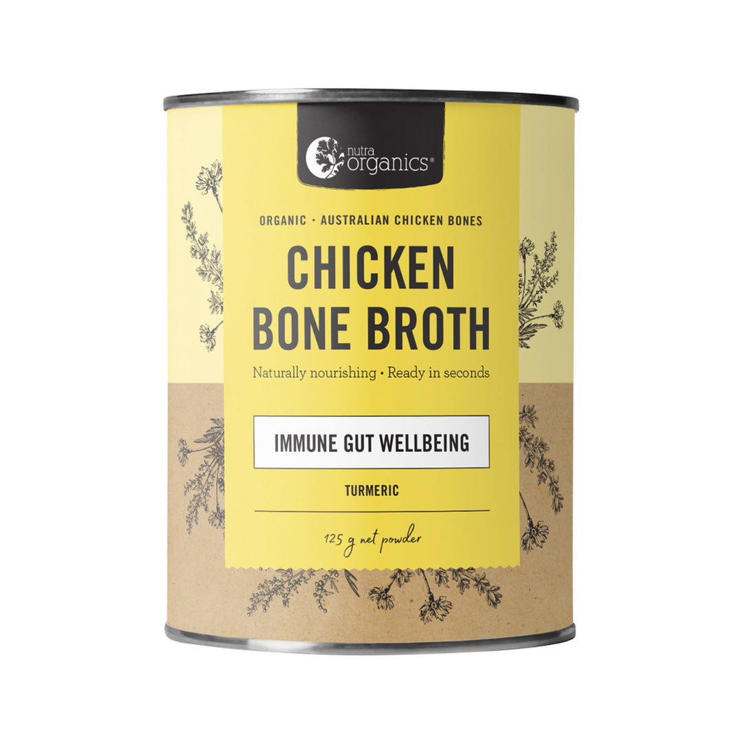 Nutra Organics Chicken Bone Broth Turmeric 125g