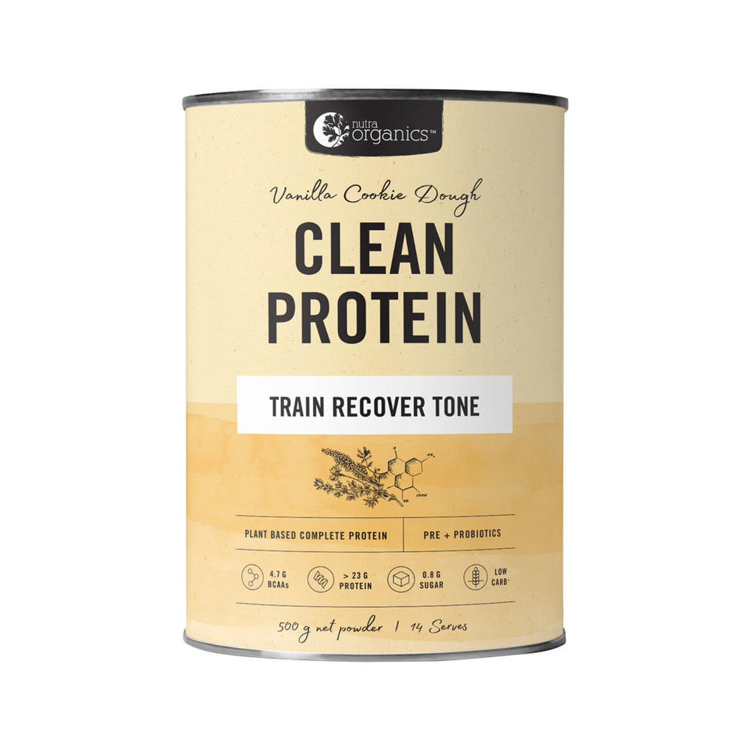 Nutra Organics Clean Protein Vanilla 500g
