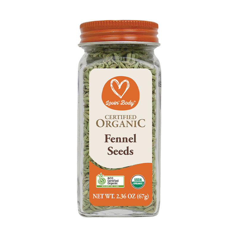 Chef's Choice Lovin Body Organic Fennel Seeds 67g