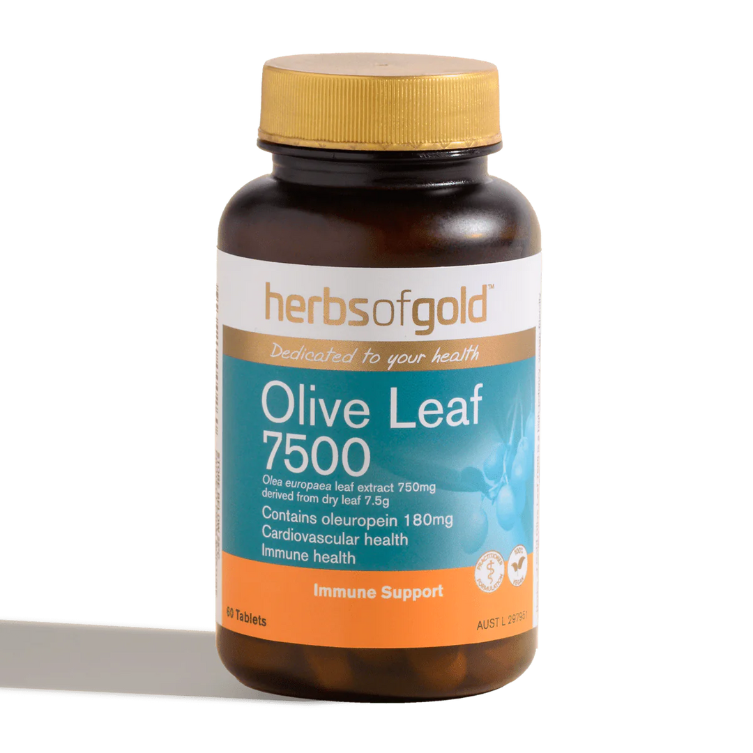Herbs Of Gold Olive Leaf 7500 60c