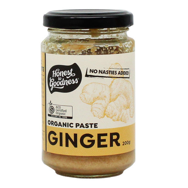 Honest To Goodness Organic Ginger Paste 200g