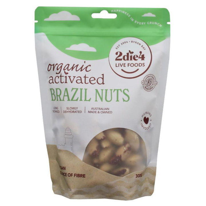 2die4 Activated Organic Brazil Nuts 300g