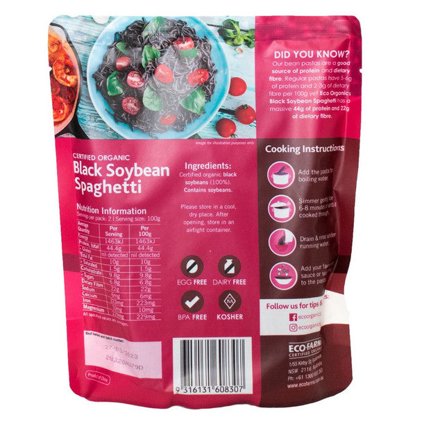 Eco Organics Black Soybean Spaghetti 200g