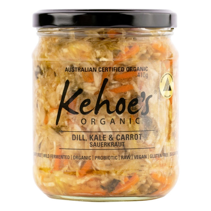 Kehoes Kitchen Kale Carrot And Dill Sauerkraut 410g