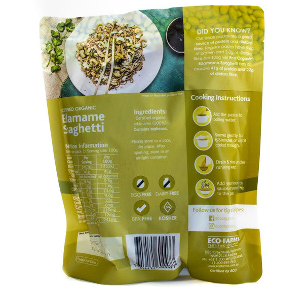 Eco Organics Edamame Spaghetti 200g