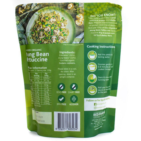 Eco Organic Mung Bean Fettuccine 200g