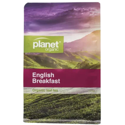 Planet Organic English Breakfast Loose Leaf Tea 125g
