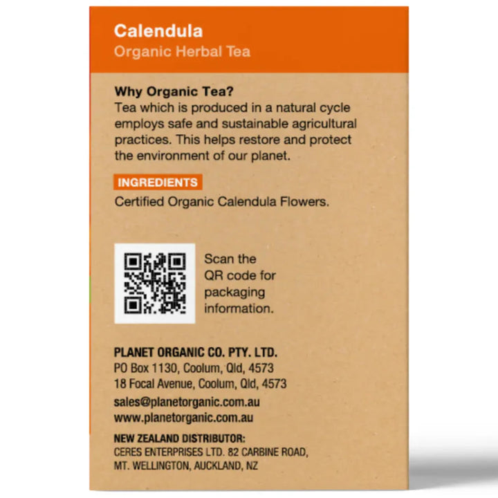 Planet Organic Calendula Tea 25tb