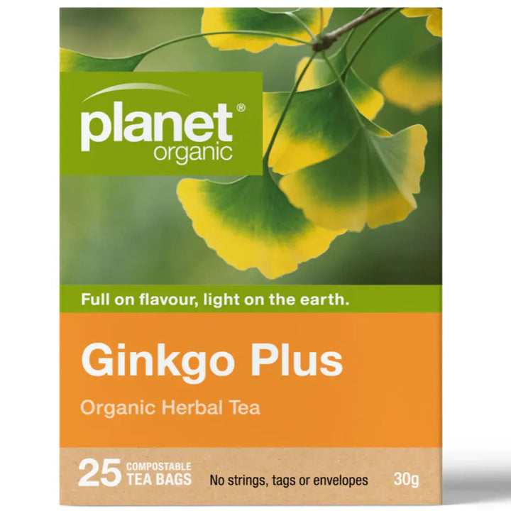 Planet Organic Ginkgo Plus Tea 25tb