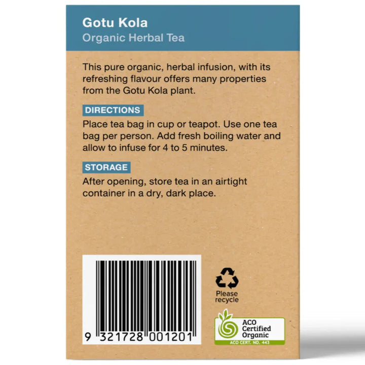 Planet Organic Organic Gotu Kola 25tb