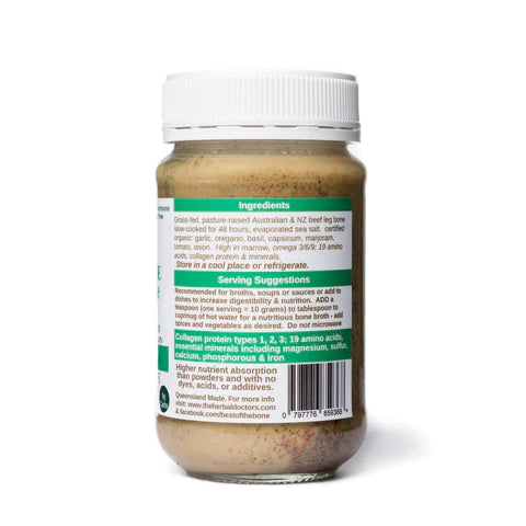 Best Of The Bone Herbs And Garlic Broth Concentrate 375g