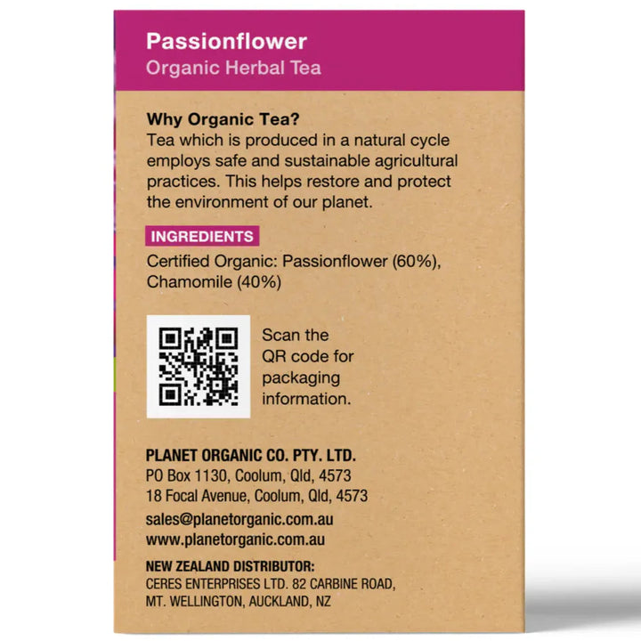 Planet Organic Passionflower Tea 25tb