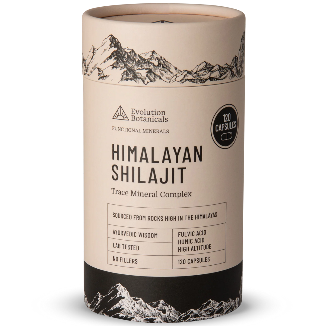 Evolution Botanicals Himalayan Shilajit Trace Mineral Complex 120c