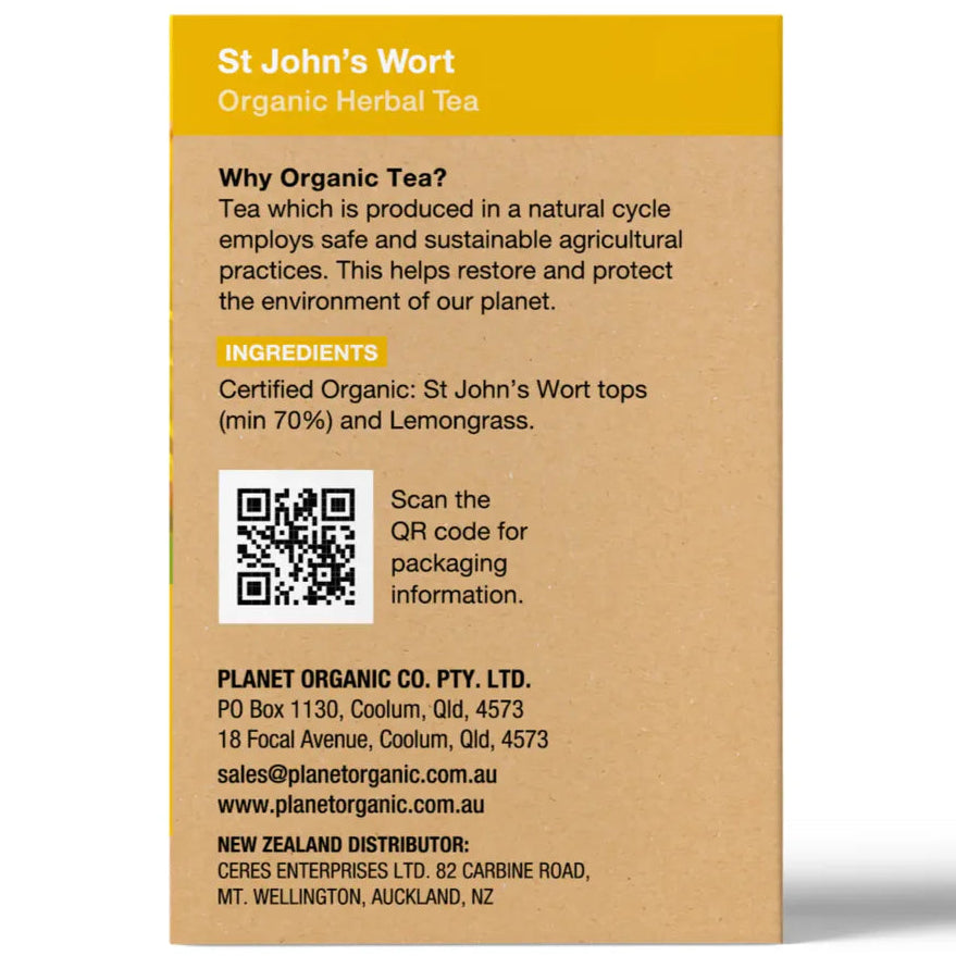 Planet Organic St John Wort Tea 25tb