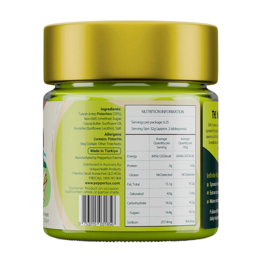 Peppertux Turkish Pistachio Cream 200g