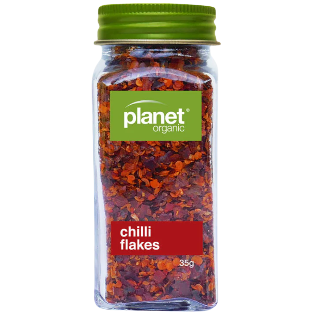 Planet Organic Chilli Flakes 35g