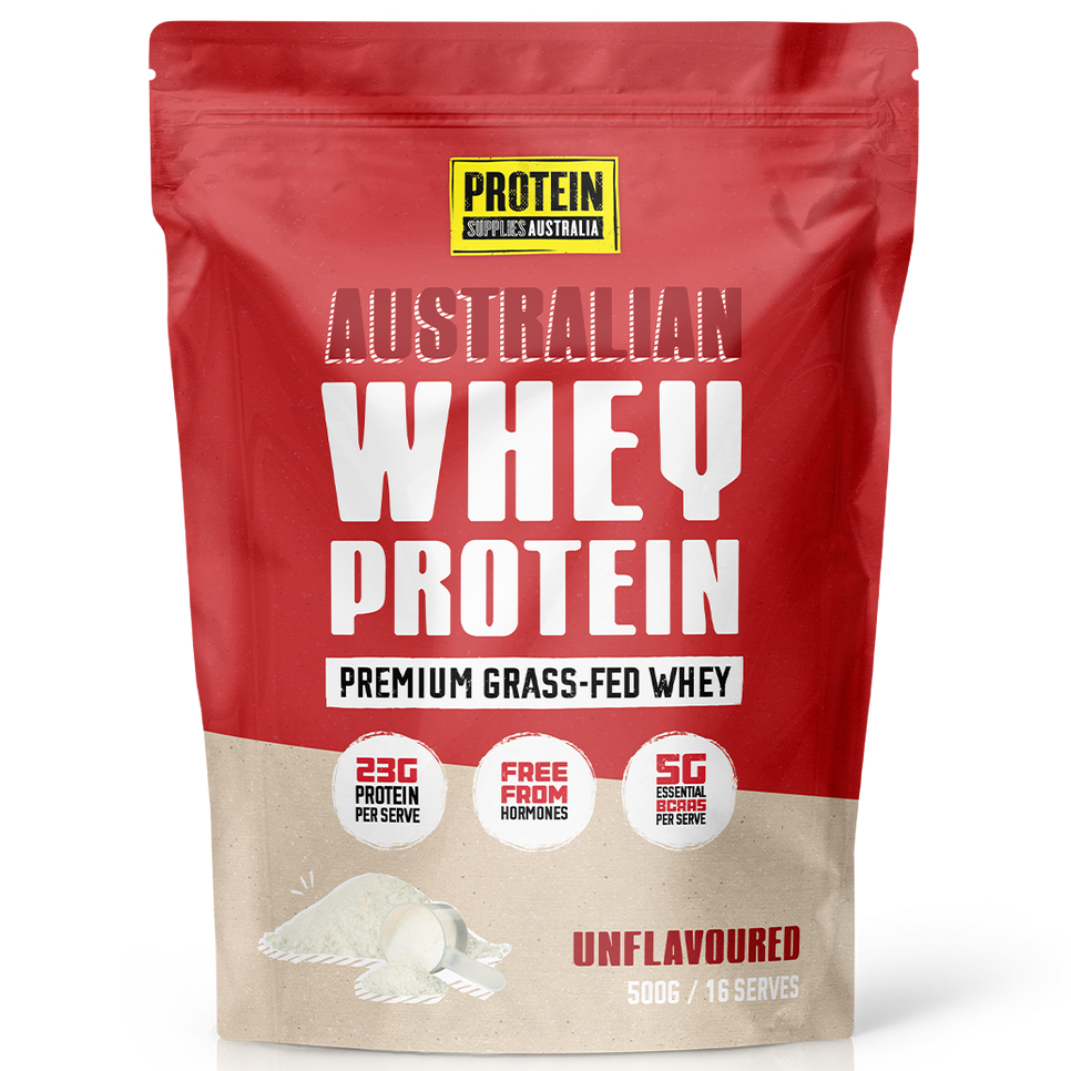 Protein Supplies Australia Whey Protein Concentrate (australian Grass Fed Whey) Pure 500g