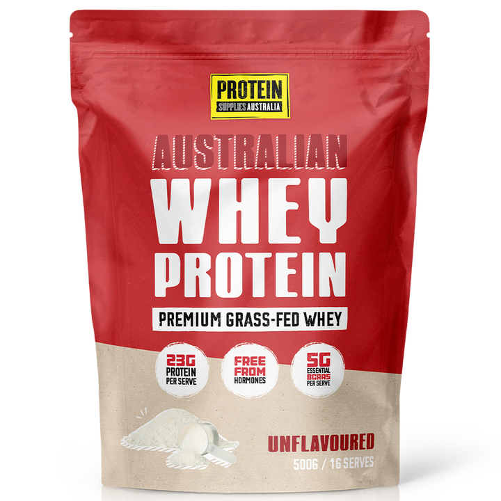 Protein Supplies Australia Whey Protein Concentrate (australian Grass Fed Whey) Pure 500g