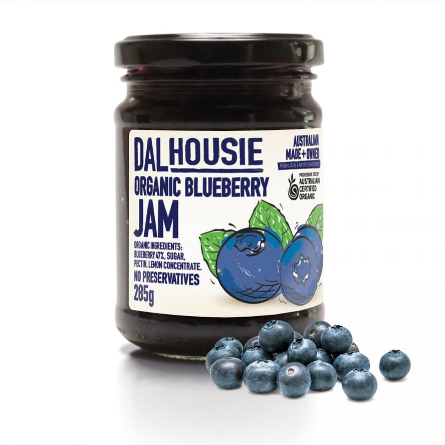Dalhousie Organic Blueberry Jam 285g