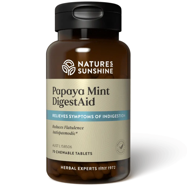 Natures Sunshine Papaya Mint Digestaid 70t