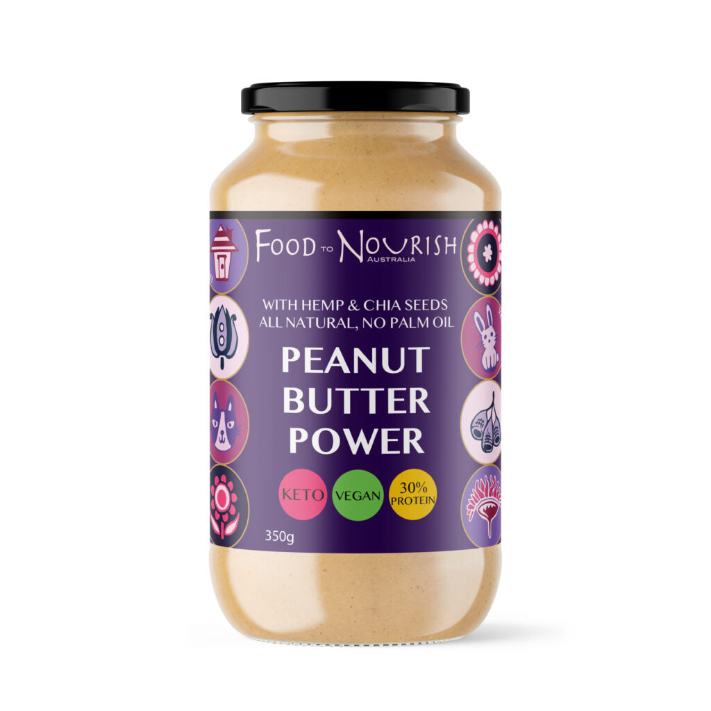Food To Nourish Peanut Butter Power Spread 350g