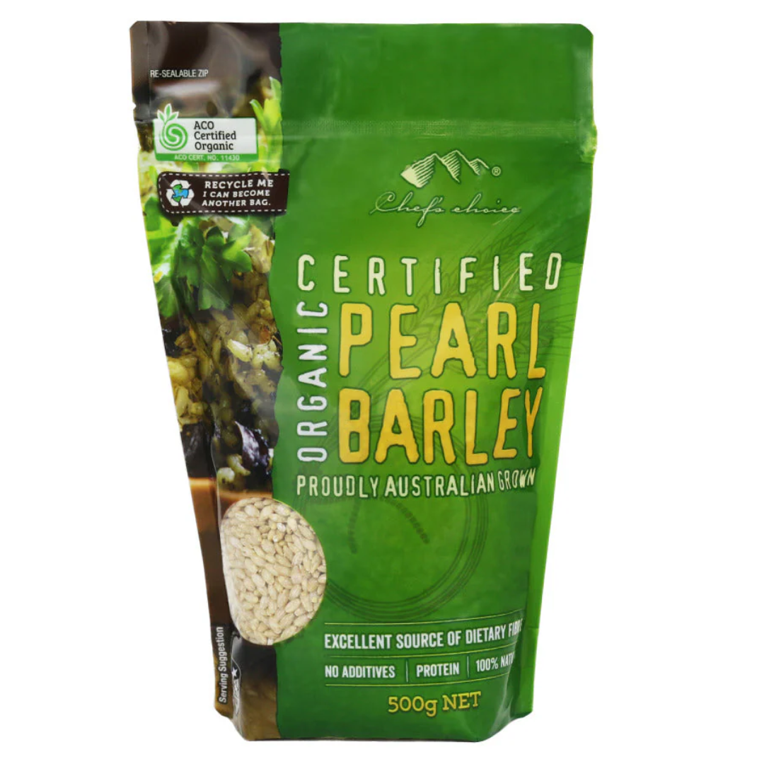 Chef's Choice Organic Pearl Barley 500g