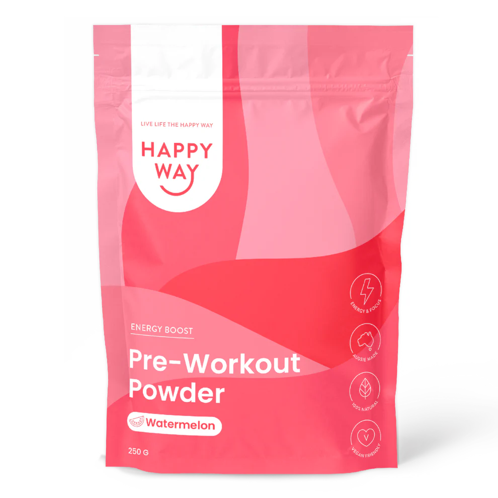 Happy Way Pre Workout Powder Watermelon 250g