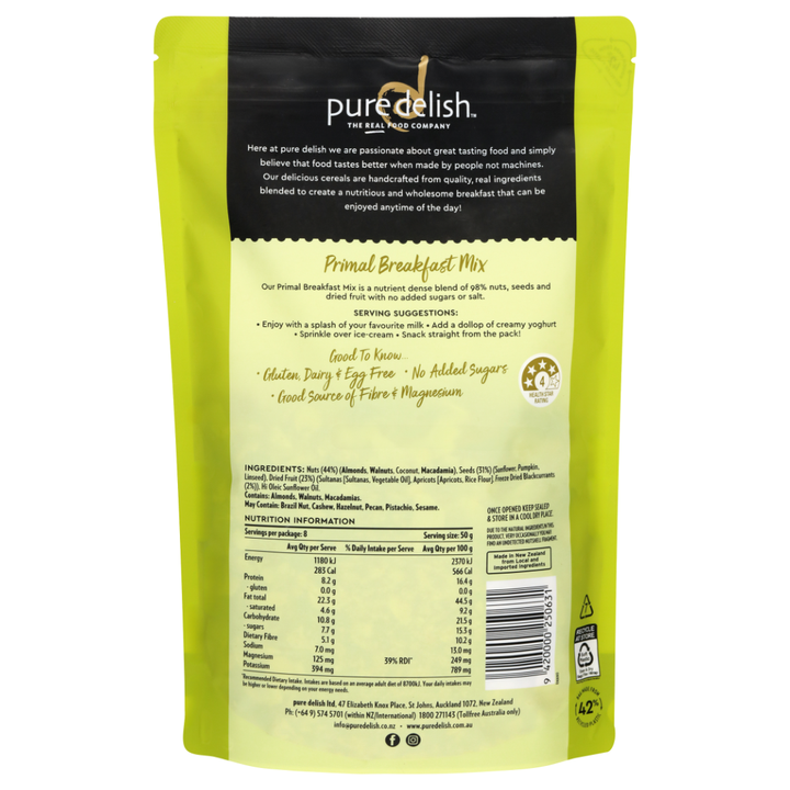 Pure Delish Primal Breakfast Mix 400g