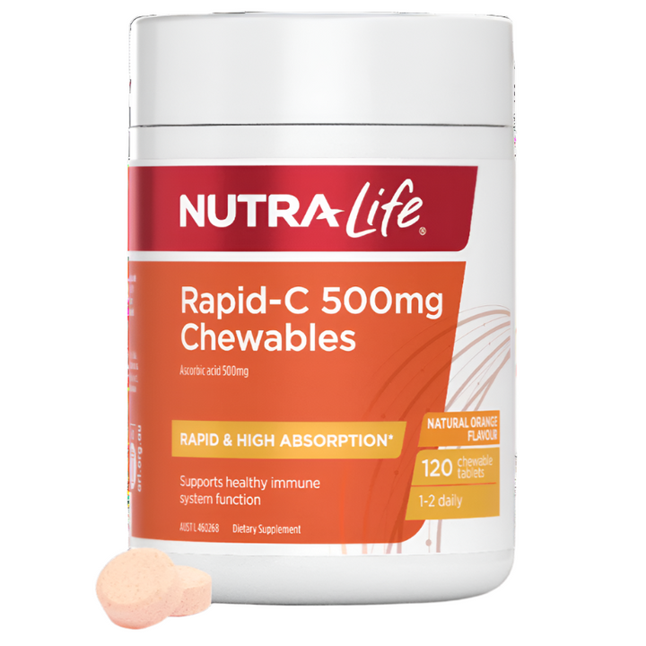 Nutralife Rapid-c 500mg Chewables 120t