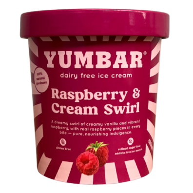 Yumbar Raspberry & Cream Swirl Tub 480ml