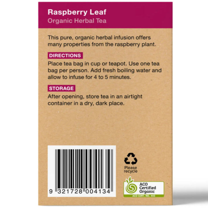 Planet Organic Raspberry Leaf Tea 25tb