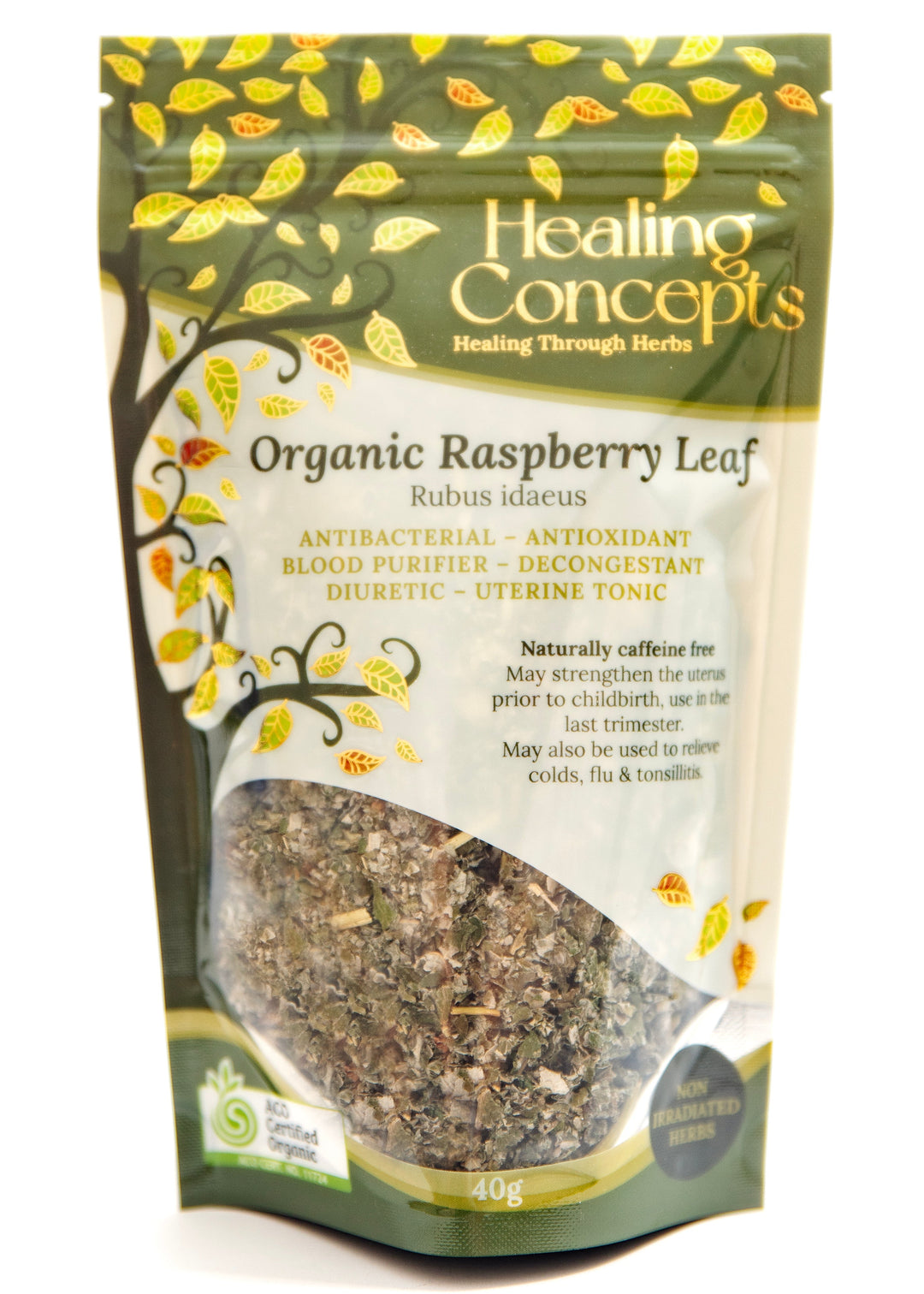 Healing Concepts Organic Raspberry Leaf 40g