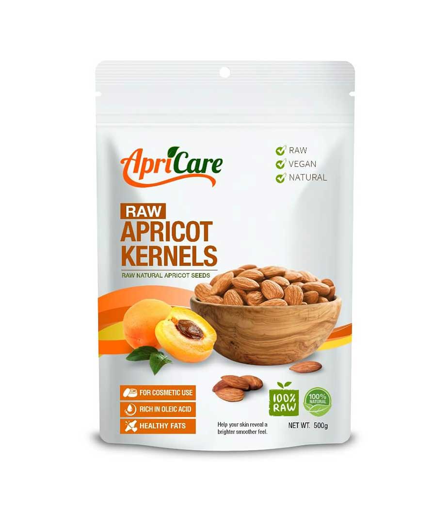 Apricare Raw Apricot Kernels 1kg