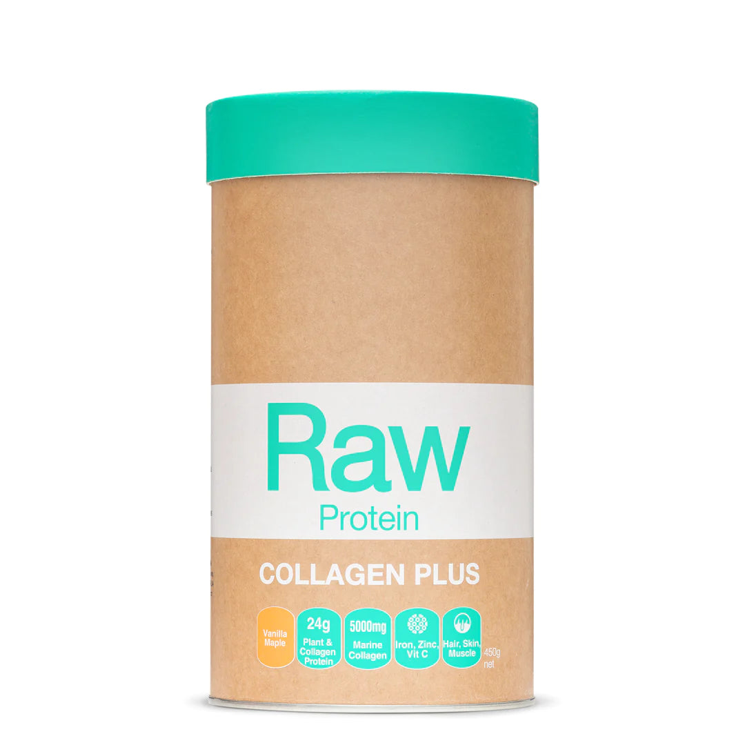 Amazonia Raw Collagen Protein Vanilla Maple 450g