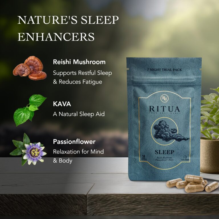 Ritua Sleep 7 Day Reishi, Passionflower & Kava 14c