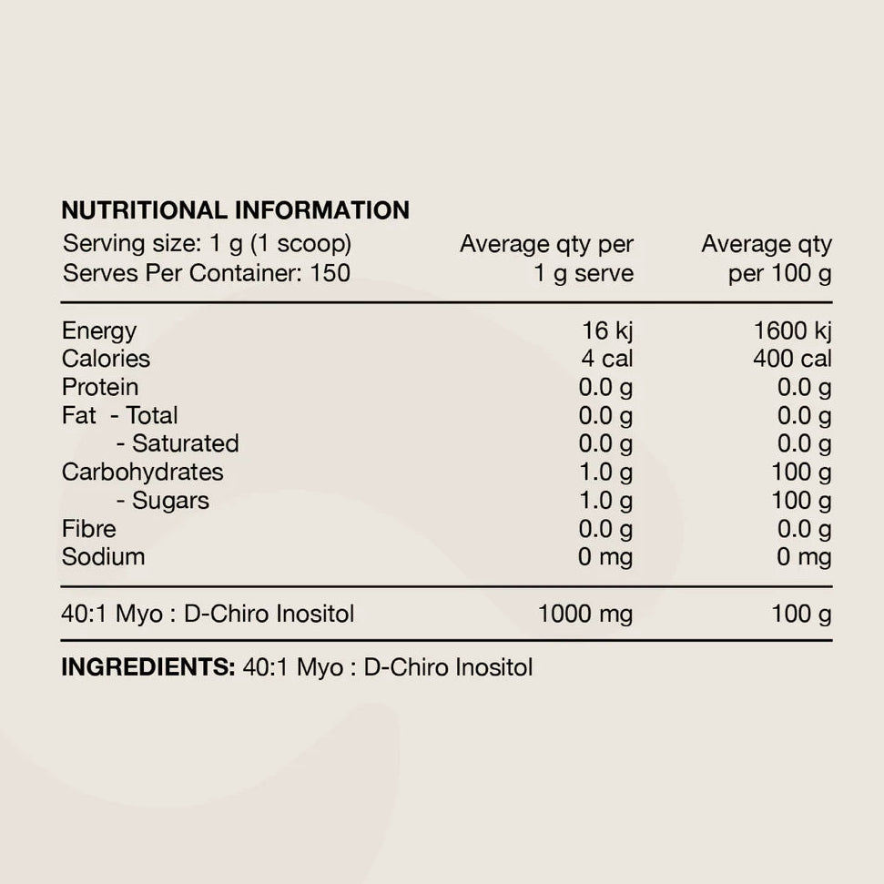 Switch Nutrition Inositol 40:1 Myo: D-chiro Inositol