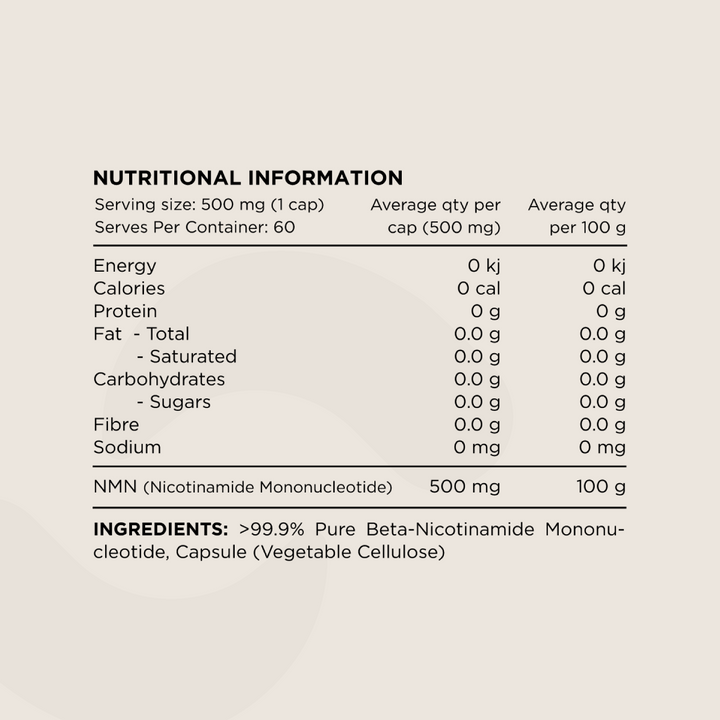 Switch Nutrition Nmn Capsules 60c