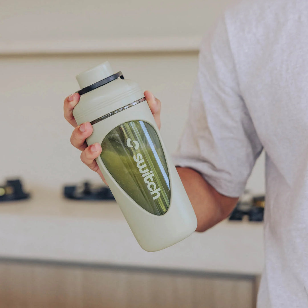 Switch Nutrition Daily Shaker With Blender Ball Sage Green 800ml