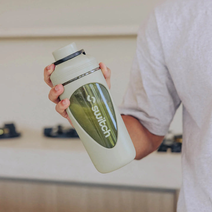 Switch Nutrition Daily Shaker With Blender Ball Sage Green 800ml