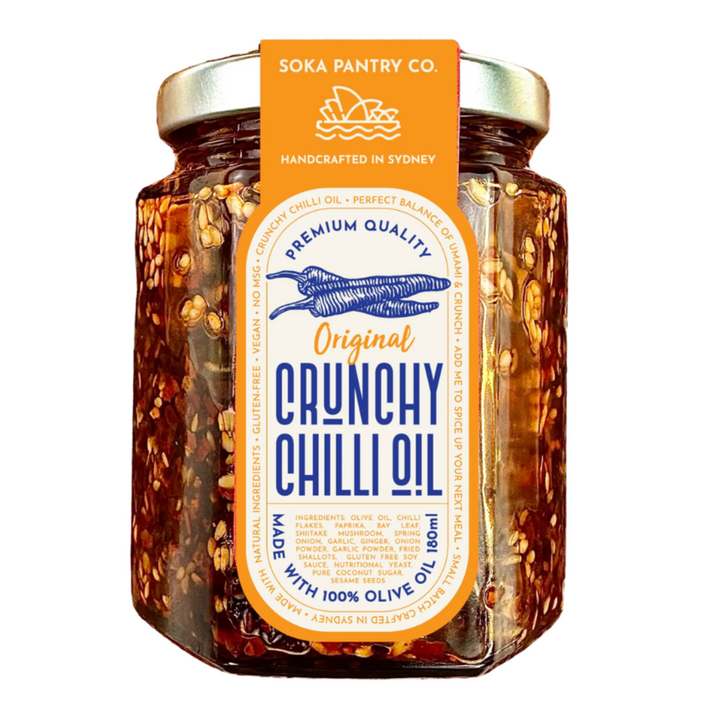 Soka Pantry Co Original Crunchy Chilli Oil 180ml