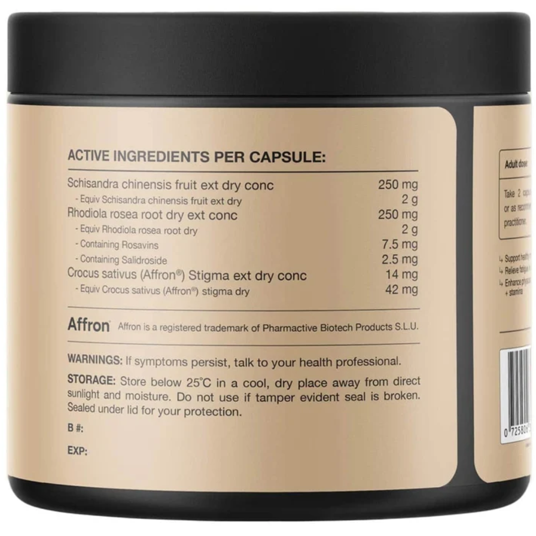 Switch Nutrition Saffron + Rhodiola Stress Relief 60c